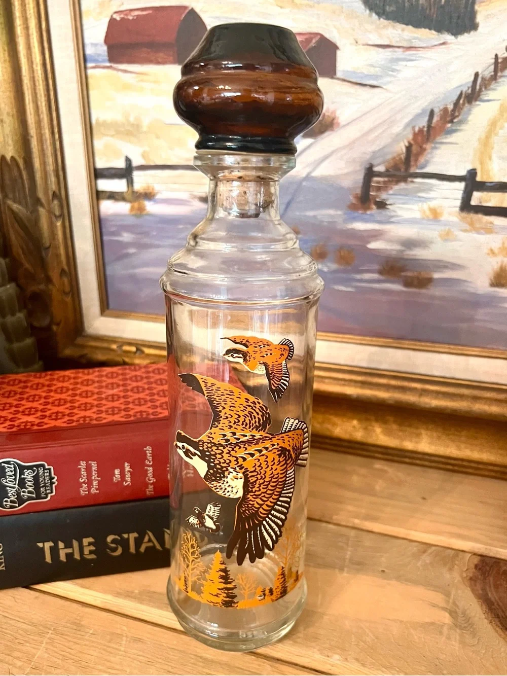 Vintage 1967 CABIN STILL Sportsman Collection Liquor Bottle/Decanter Barware